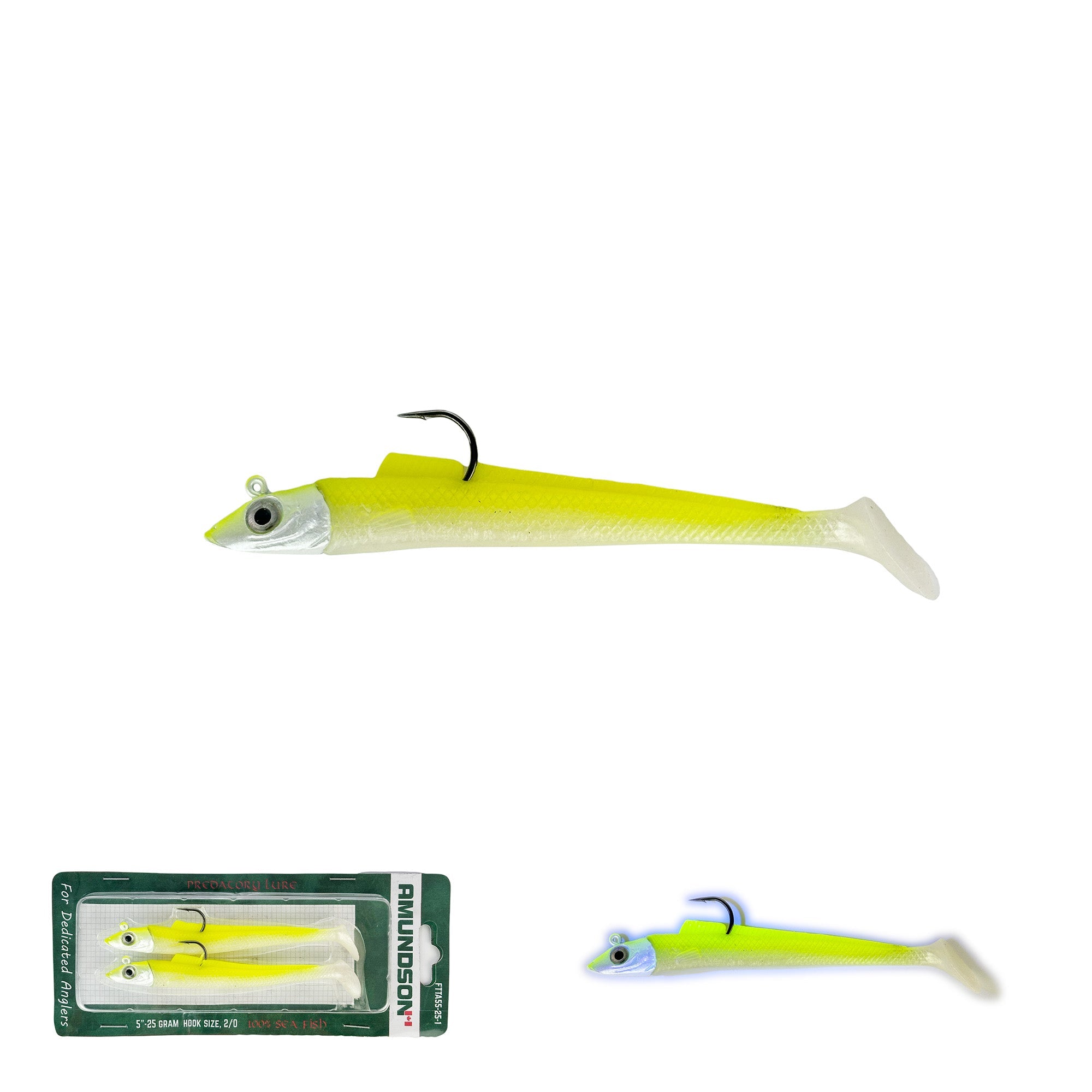 New Mega Jig head Swim Shads (2-4/pack)