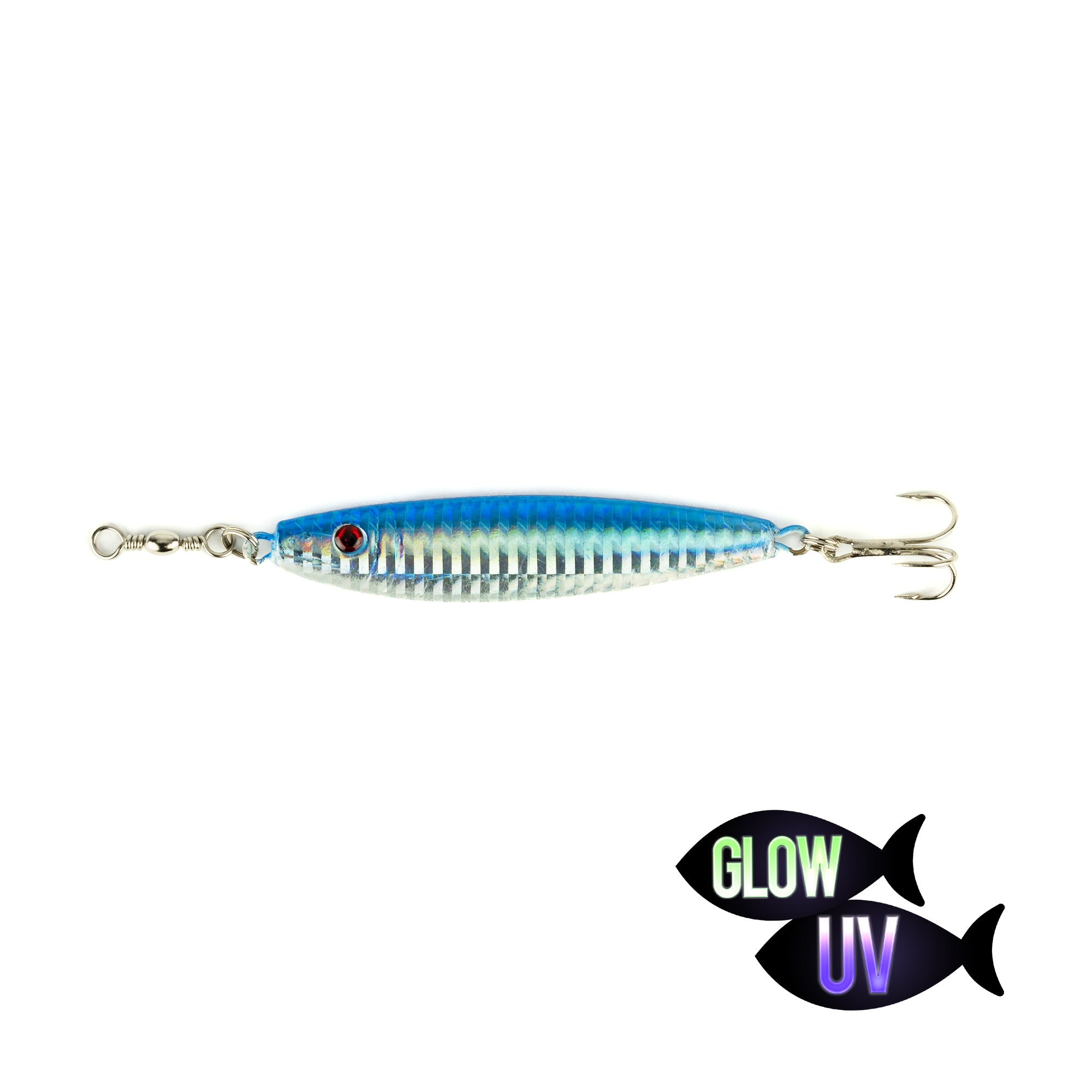 GLOW & UV Bendable Minnow Jigging Spoons