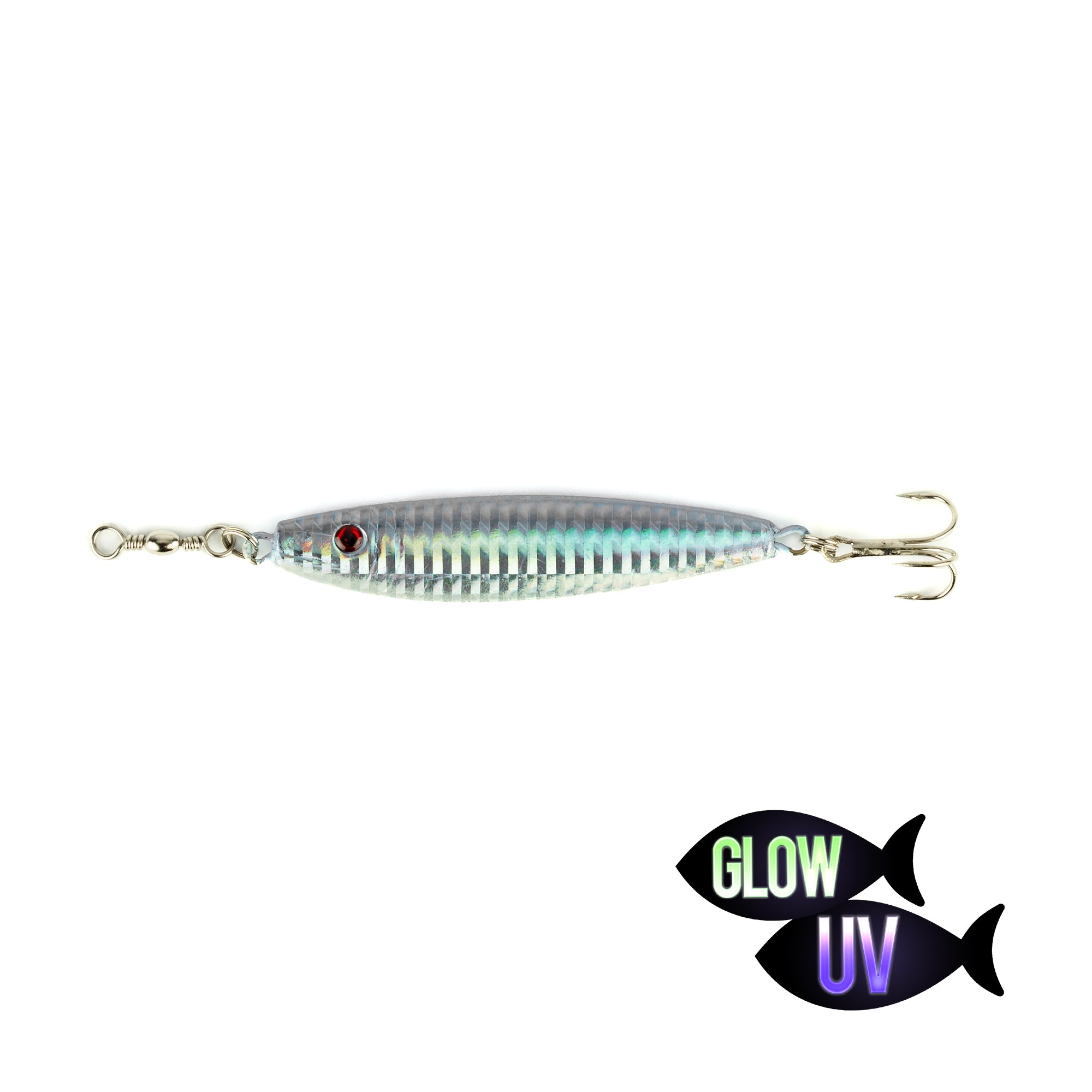 GLOW & UV Bendable Minnow Jigging Spoons