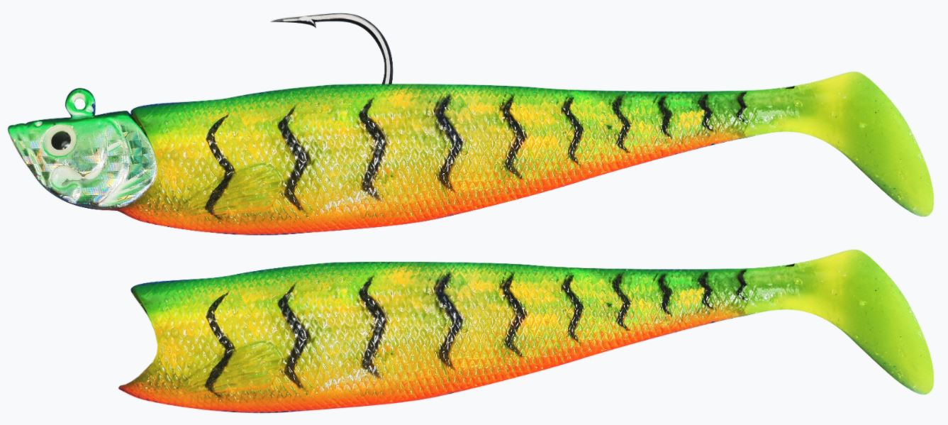 Mega Jig head Swim Shads (2 tails/pack)