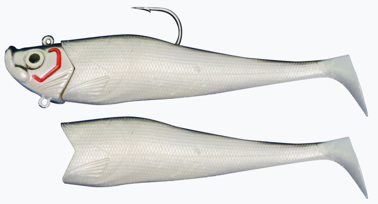 Mega Jig head Swim Shads (2 tails/pack)