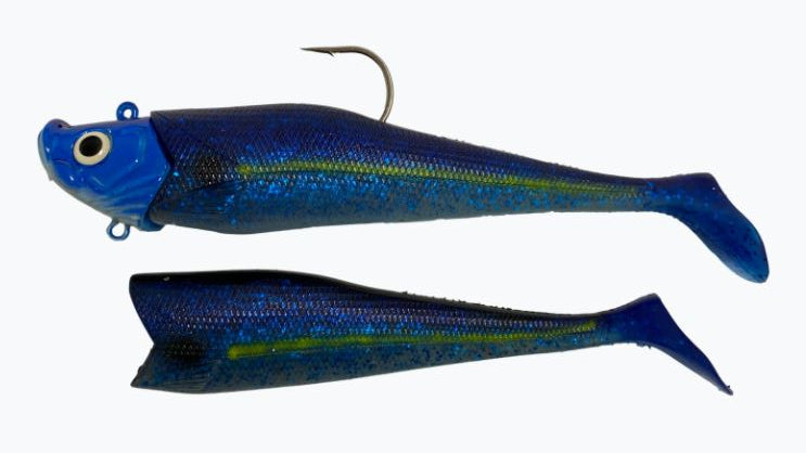 Mega Jig head Swim Shads (2 tails/pack)