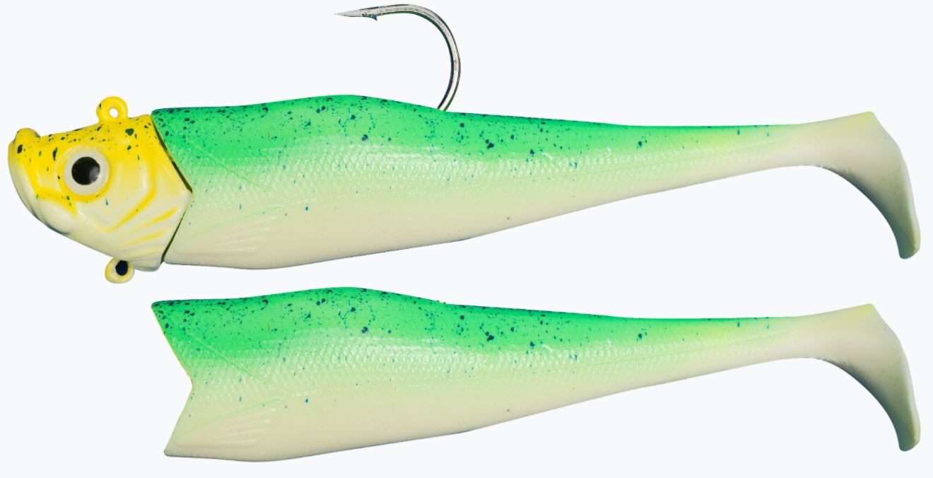 Mega Jig head Swim Shads (2 tails/pack)
