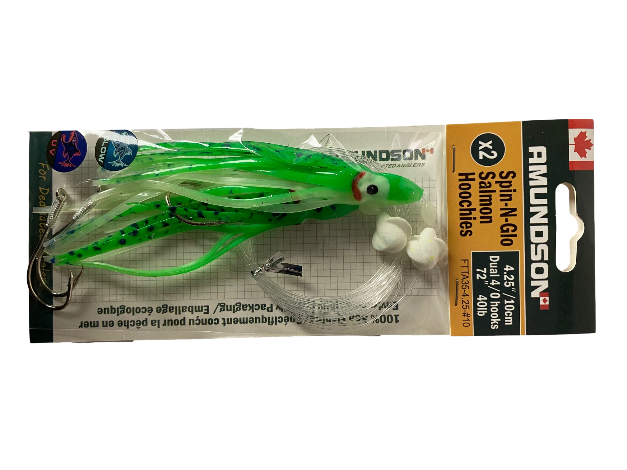 Hoochies de saumon truqués Spin N Glow