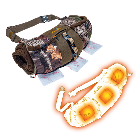 Hand Warmer Muff with Heat Pad Pocket