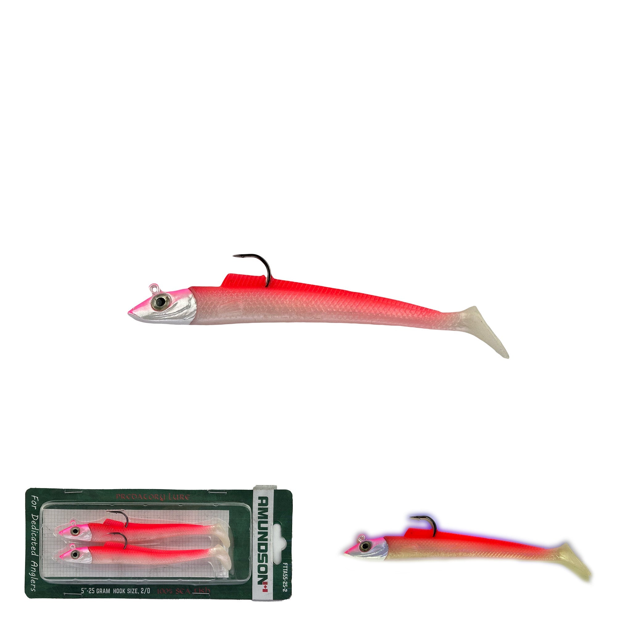 New Mega Jig head Swim Shads (2-4/pack)