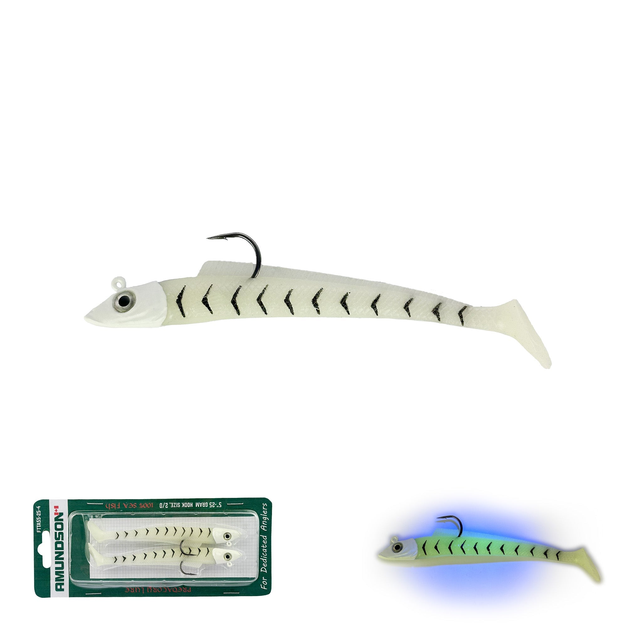 New Mega Jig head Swim Shads (2-4/pack)