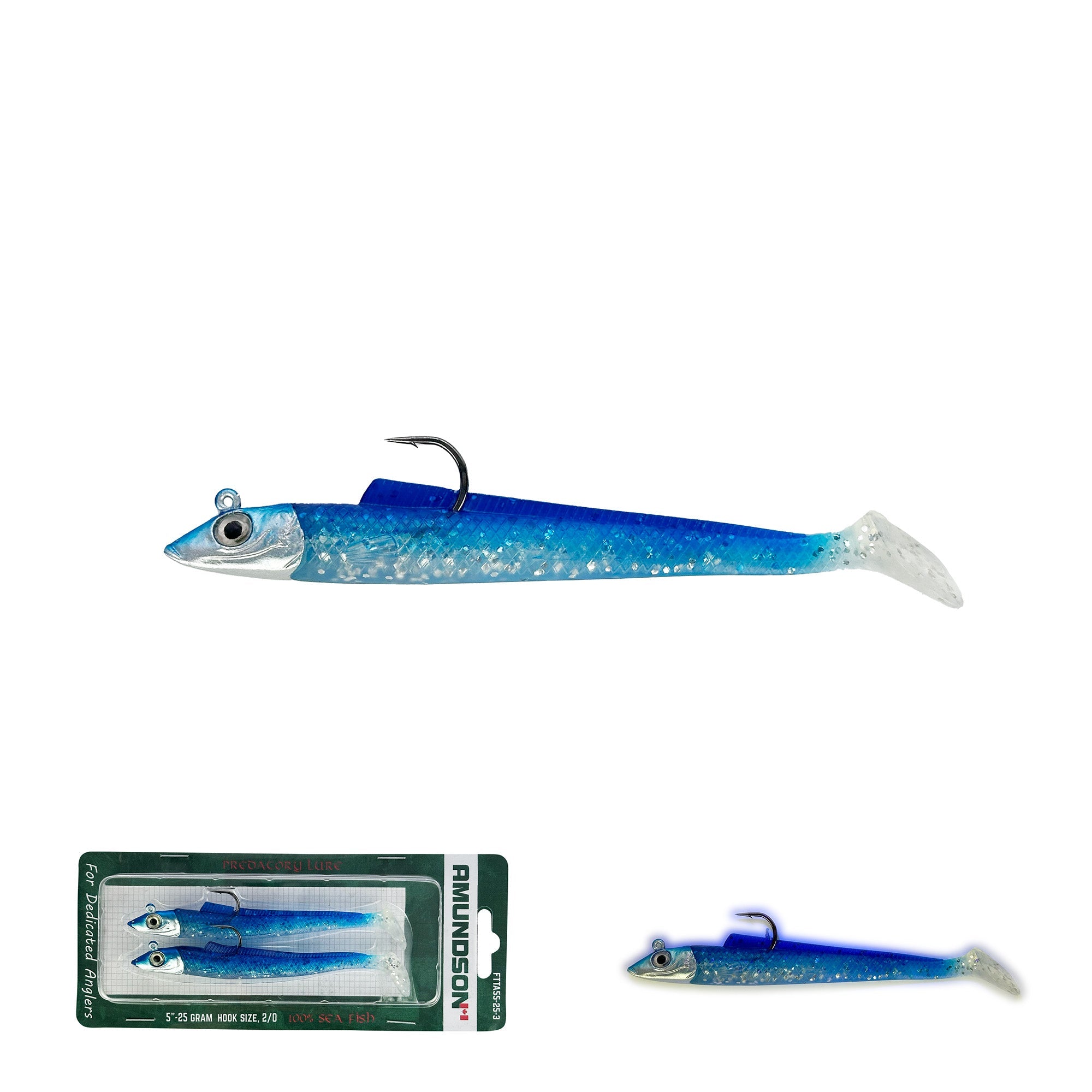 New Mega Jig head Swim Shads (2-4/pack)