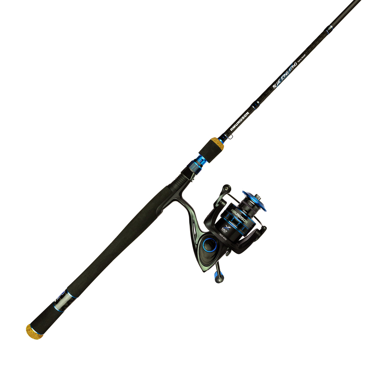 blue fishing pole combo Blue KingKong Spinning Combo — Amundson Outdoor Products