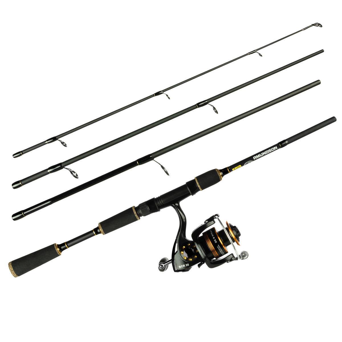Savvy Conqueror Travel Spinning Combo — Amundson Outdoor Products