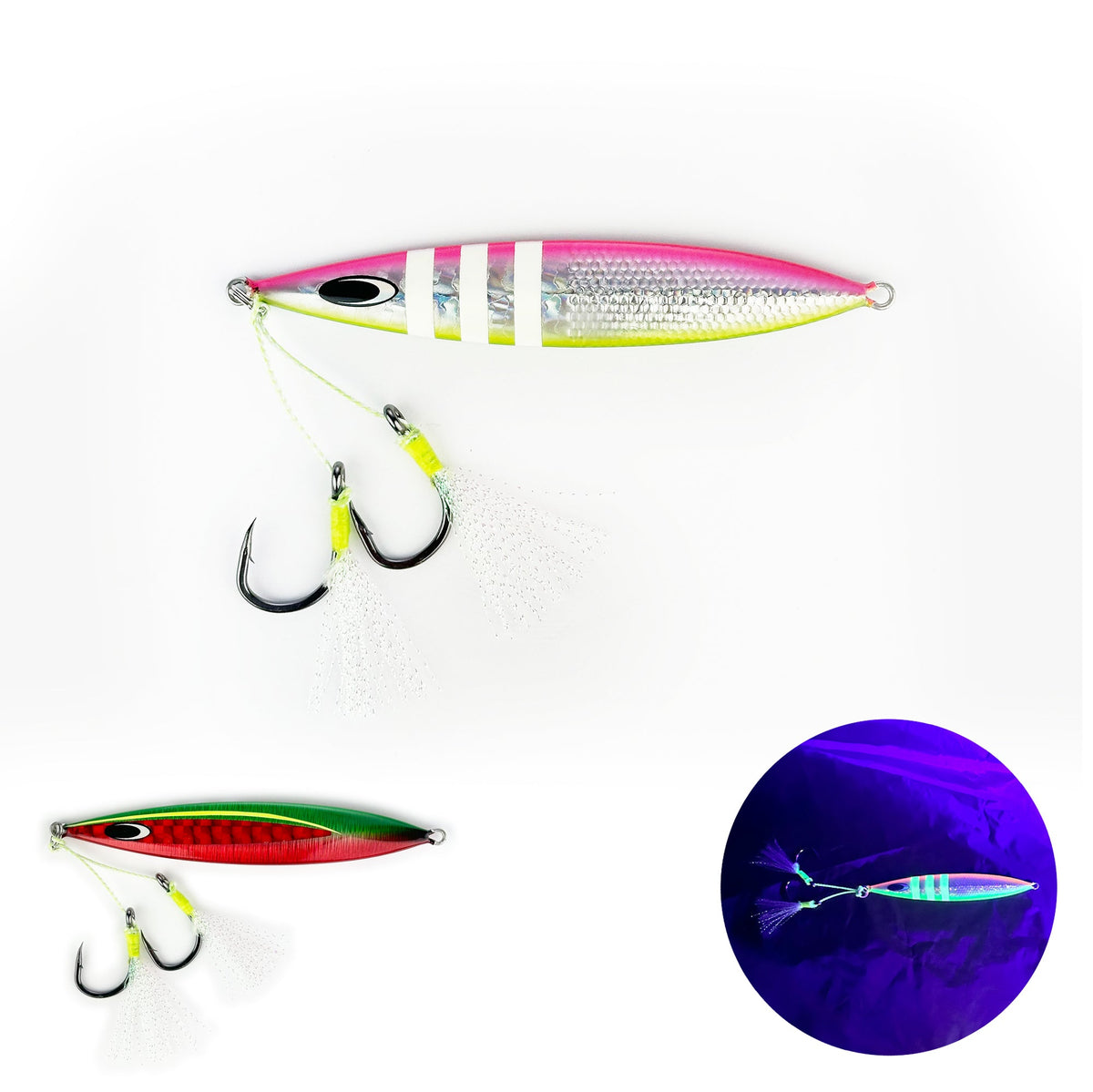 JIG RAPTURE Slow Pitch Cast – Esche Metalliche Per Slow Jigging – Amo 6/0