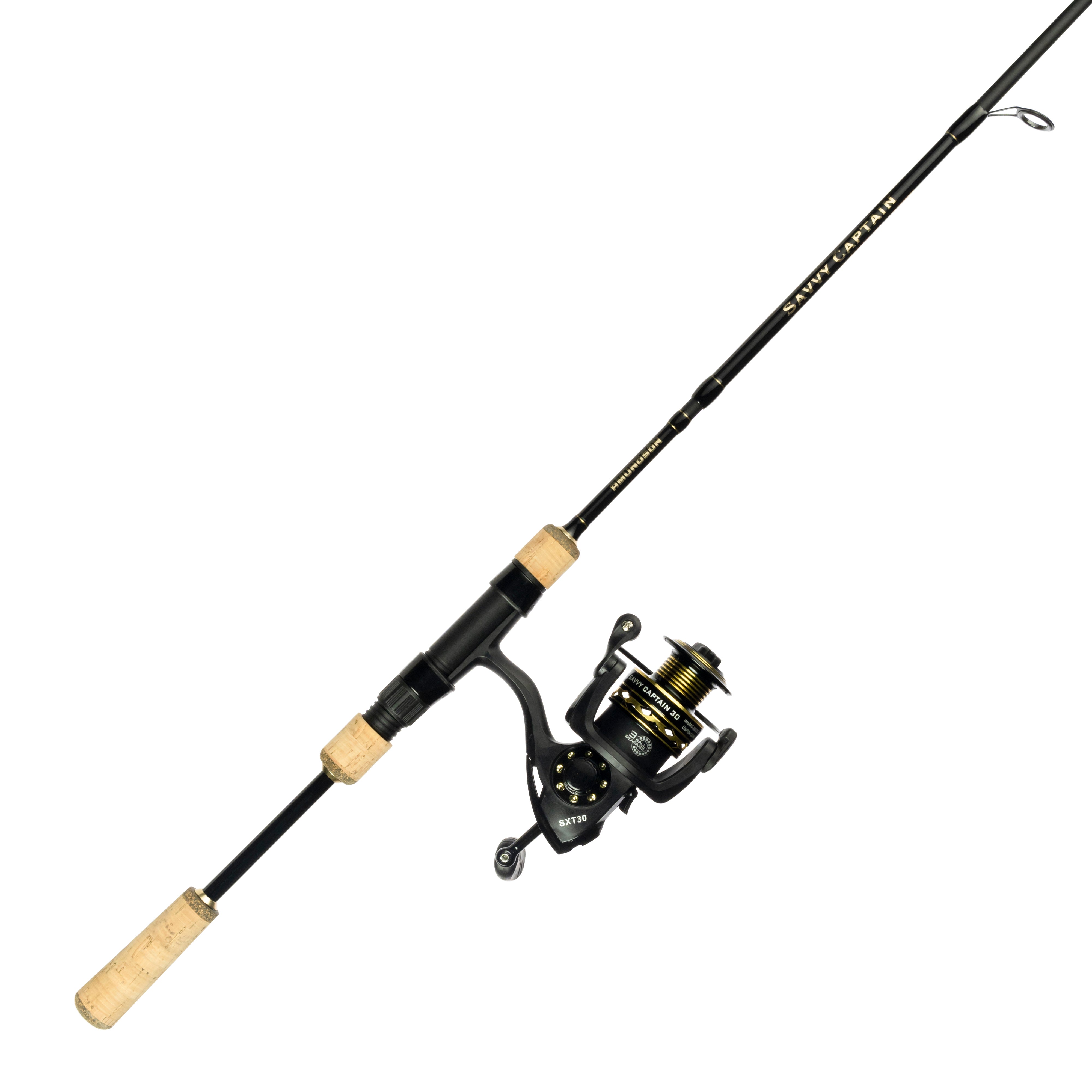 PLUSINNO Freedom Traveler Spinning Fishing Rod and Reel Combos, 6