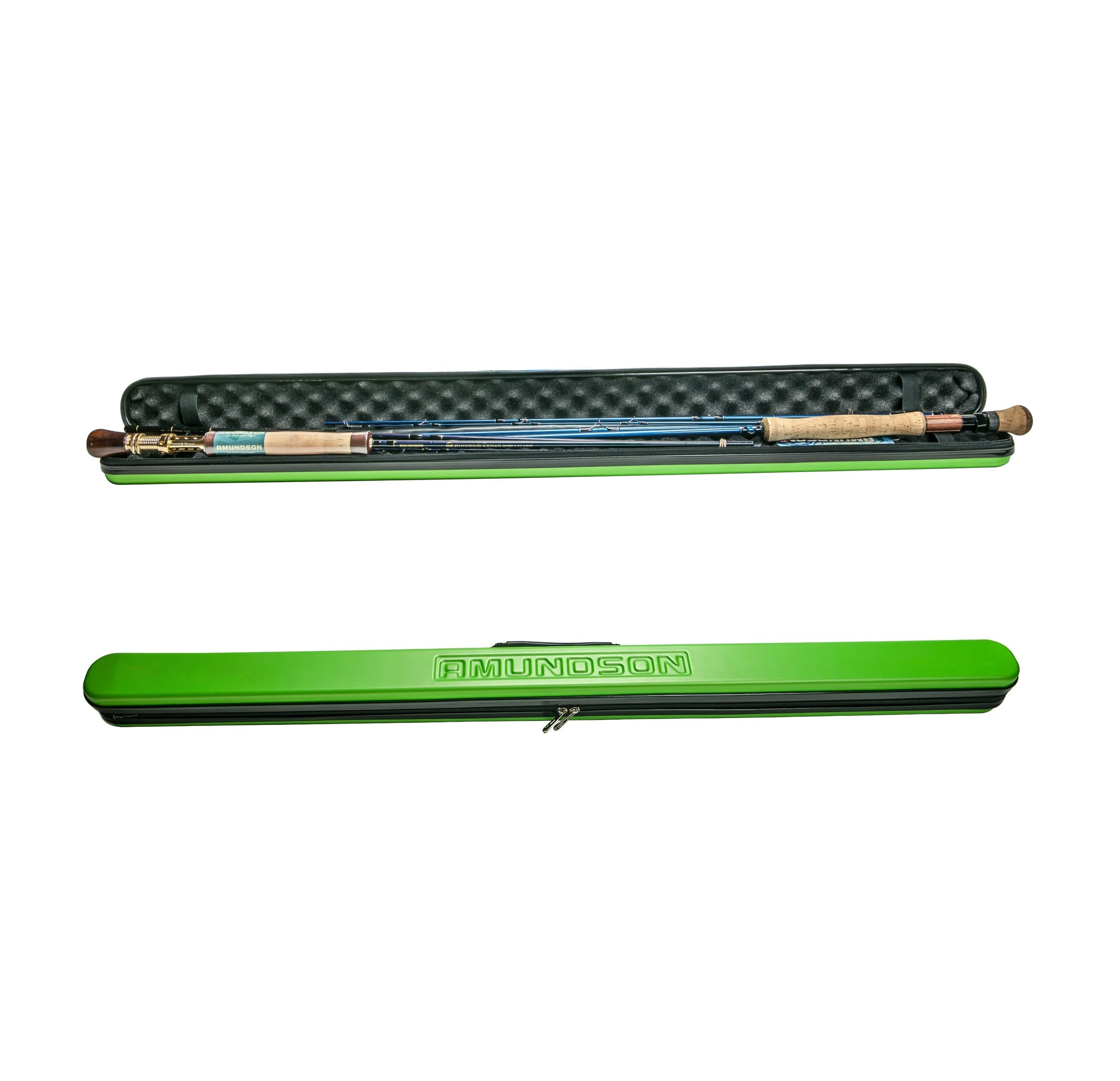 Adamsbuilt Fly Tailwater Rod Case 4-Piece, 30-inch, Green