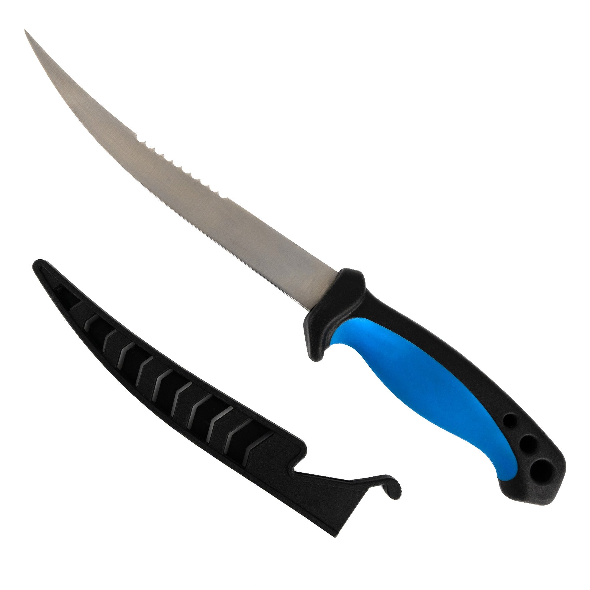 Scaler Knife with Serrated Stainless Steel Blade